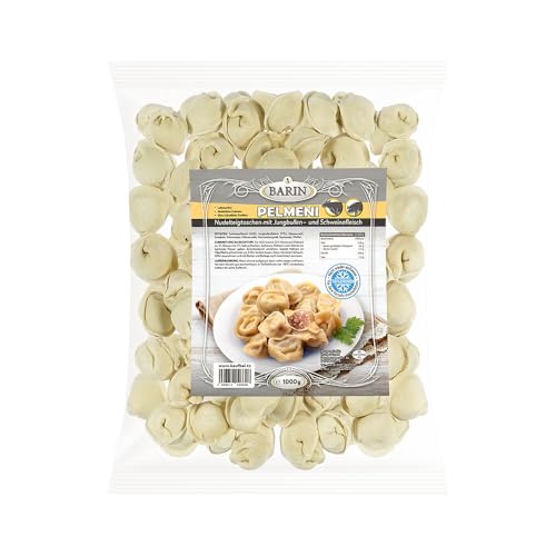 BARIN PELMENI Elita Nudelteigtaschen mit Schweine und Jungbullenfleisch 1000g Handgefertigte Teigtaschen Tiefgefroren Traditionelles Gericht mit Natürlichen Zutaten Schnelle Zubereitung BARIN PELMENI Elita Nudelteigtaschen mit Schweine und Jungbullenfleisch 1000g Handgefertigte Teigtaschen Tiefgefroren Traditionelles Gericht mit Natürlichen Zutaten Schnelle Zubereitung von BARIN
