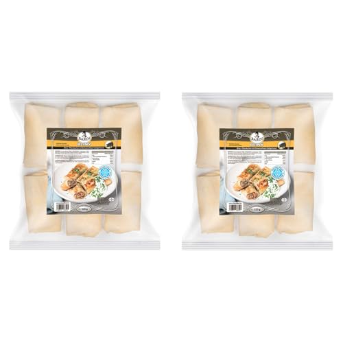 BARIN SET 2x Bliny Pfannkuchen mit Herzhafter Fleischfüllung, 2x520g Tiefgefroren, Vorgebraten, Einfach Zuzubereiten in der Pfanne oder im Ofen, Ideal für Familien und Genussliebhaber BARIN SET 2x Bliny Pfannkuchen mit Herzhafter Fleischfüllung, 2x520g Tiefgefroren, Vorgebraten, Einfach Zuzubereiten in der Pfanne oder im Ofen, Ideal für Familien und Genussliebhaber von BARIN
