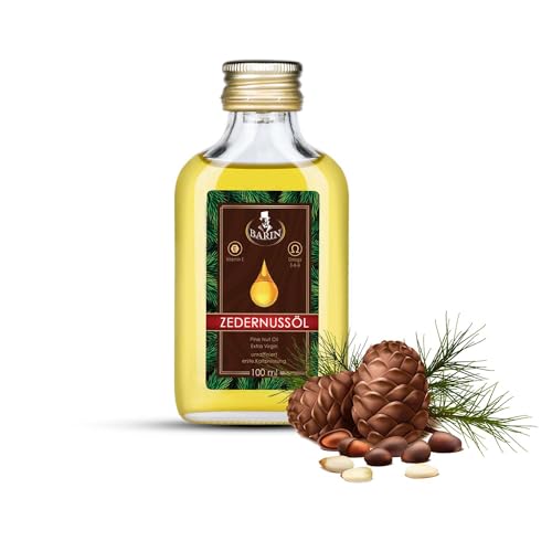 BARIN Zedernussöl aus Sibirien, 100 ml, unraffiniert, erste Kaltpressung BARIN Zedernussöl aus Sibirien, 100 ml, unraffiniert, erste Kaltpressung von BARIN