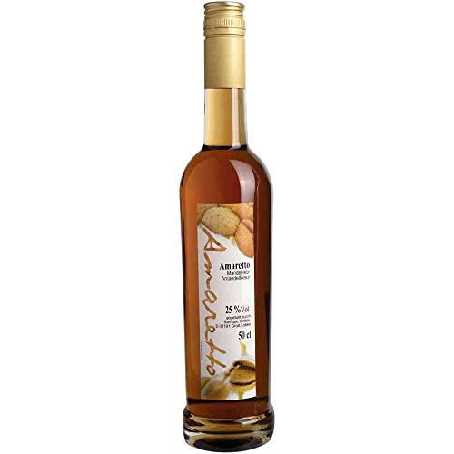 Amaretto Likör 50cl Mandellikör Vegan BARRIQUE-Destillate und Liköre Italien 500ml-Fl von Barrique