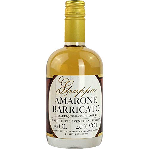 Grappa di Amarone Barricato Italienisch.Tresterbrand Vegan BARRIQUE-Destillate und Liköre Italien 500ml-Fl von Barrique
