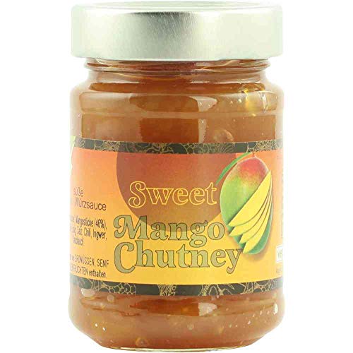 Chutney Mango sweet süßes Mangochutney Vegan BARRIQUE-Feine Manufaktur Deutschland 230g-Glas von BARRIQUE-Feine Manufaktur