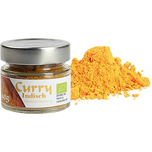 Curry 'Indisch' mild Gewürzmischung Vegan BARRIQUE-Feine Manufaktur Deutschland 40g-Glas von BARRIQUE-Feine Manufaktur