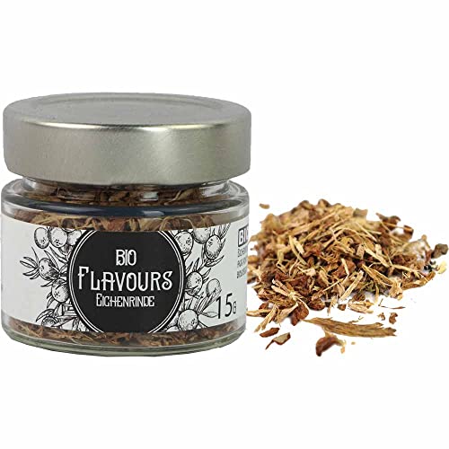 Eichenrinde für Gin,15g vegan BARRIQUE-Feine Manufaktur Deutschland 15g-Glas von BARRIQUE-Feine Manufaktur