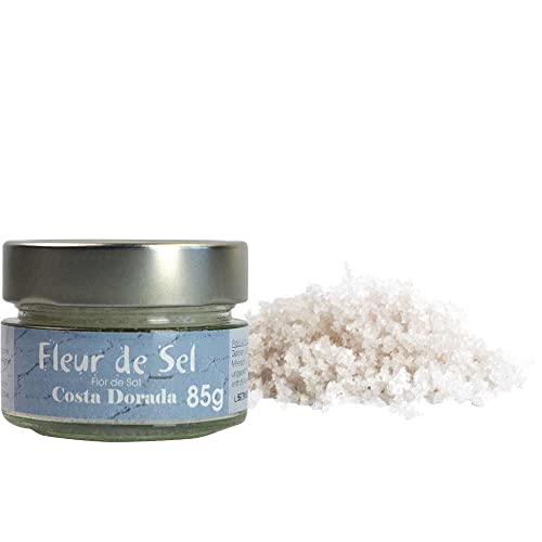 Fleur de Sel Costa Dorada 'Salzblumen'-Meersalz Vegan BARRIQUE-Feine Manufaktur Spanien 85g-Glas von BARRIQUE-Feine Manufaktur