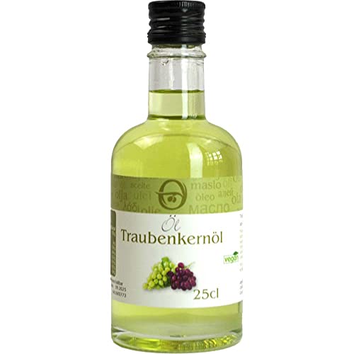 Öl Traubenkernöl Traubenkern-Öl Vegan BARRIQUE-Feine Manufaktur Italien 250ml-Fl von BARRIQUE-Feine Manufaktur