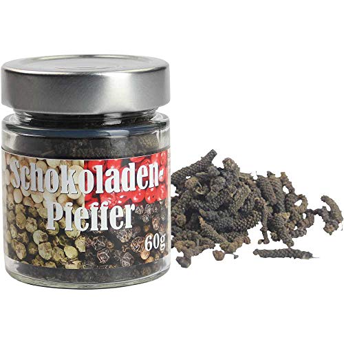 Pfeffer Schokoladenpfeffer Pippali-Pfeffer Vegan BARRIQUE-Feine Manufaktur Indien 60g-Glas von BARRIQUE-Feine Manufaktur