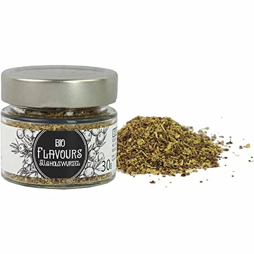 Süßholzwurzel für Gin,30g vegan BARRIQUE-Feine Manufaktur 30g-Glas (19,67€/100g) BIO von BARRIQUE-Feine Manufaktur