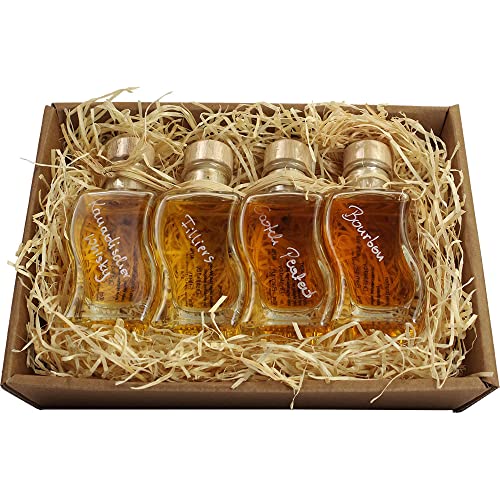 Präsent 'Papas Whiskyreise' Präsentkorb 4 MaltWhiskys vegan BARRIQUE-Präsentservice Deutschland 1Stück von BARRIQUE-Präsentservice