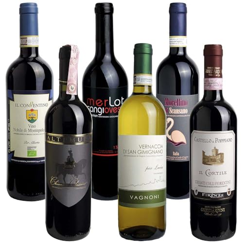 Probierpaket Toskana-Perlen 6 Fl. 55,50 statt 82,90 Rotwein BARRIQUE-Probierpakete Italien 1Pck(6) von BARRIQUE-Probierpakete