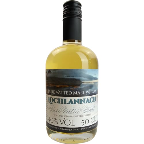 Whisky Lochlannach Whisky 50cl Pure Vatted Malt Whisky Vegan BARRIQUE-Unabhängiger Abfüller 500ml-Fl von Barrique