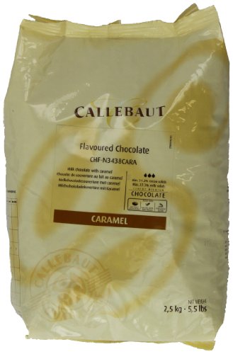 Aromatisierte Dekormasse - Caramel, Callets, 2,5 kg von Callebaut
