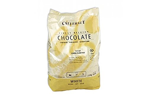 Weiße Schokolade "Velvet", Callets, 33% Kakaobutter, 23% Milch, 2,5 kg von BARRY CALLEBAUT BELGIUM N.V.