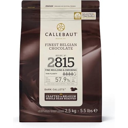 Zartbitterschokolade Excellent, Callets, 57,7% Kakao, 2,5 kg von BARRY CALLEBAUT BELGIUM N.V.
