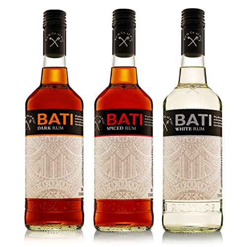 BATI Fiji Rum Set (White, Dark & Spiced) 2 Jahre, 37.5%, 700 ML von BATI