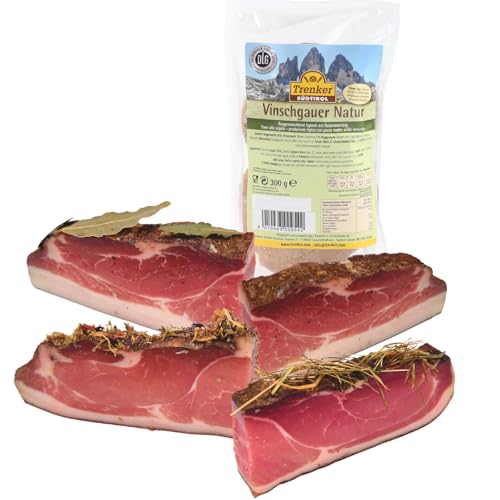 BAVAREGOLA Südtiroler Speck Set mit Vinschgauer - 4 Stücke á 200g - g.g.A. Speck, Heuspeck, Lorber Speck & Bergblumenspeck - Original Südtiroler Speck Spezialität BAVAREGOLA Südtiroler Speck Set mit Vinschgauer - 4 Stücke á 200g - g.g.A. Speck, Heuspeck, Lorber Speck & Bergblumenspeck - Original Südtiroler Speck Spezialität von BAVAREGOLA