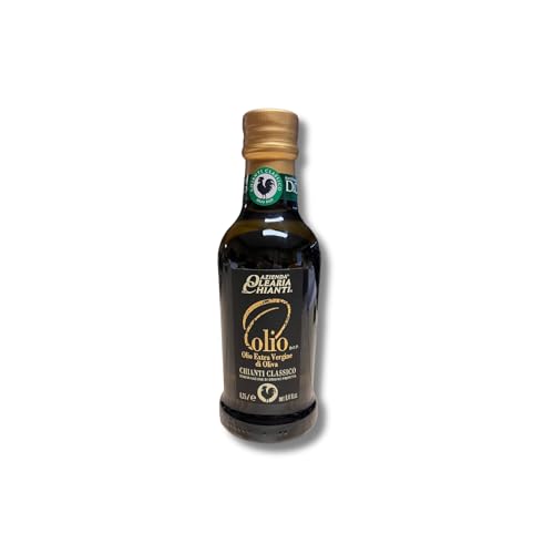 Chianti Classico D.O.P. Olivenöl aus Italien - Olio Extra Vergine 0,25L - Natives, Kaltgepresstes & gefiltertes Italienisches Olivenöl aus 100% Oliven aus dem Chianti - Exclusives Premium Ölivenöl von BAVAREGOLA