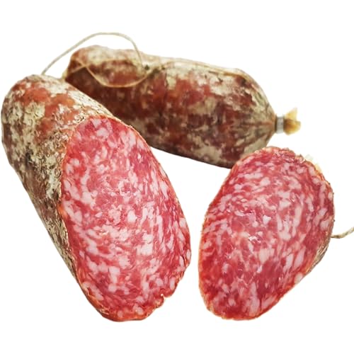 BAVAREGOLA Mailänder Salami 500g - Original luftgetrocknete italienische Salami am Stück - Südtiroler Salami Spezialität von Viktor Kofler/Lana - im 2er Strang von BAVAREGOLA