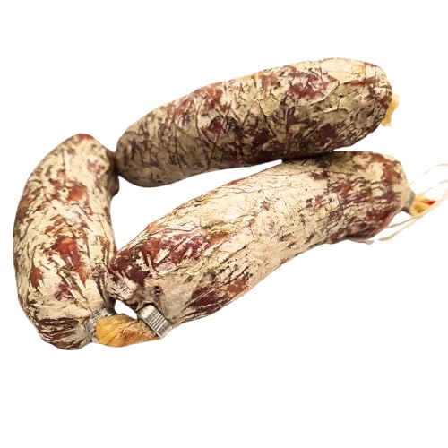 Italienische Salami - Rinder Salametto Cacciatore - Viktor Kofler Salami Spezialität aus Lana/Südtirol im 3er Strang von BAVAREGOLA