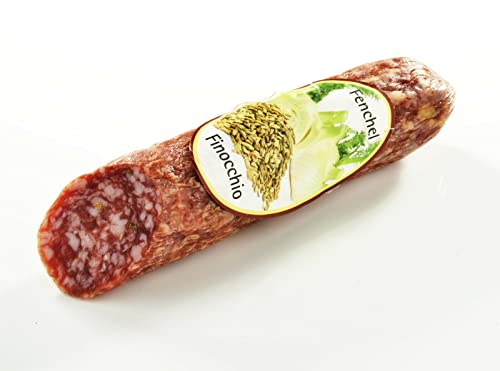 Italienische Salami - Südtiroler Fenchelsalami 190g - Viktor Kofler Salami Spezialität aus Lana/Südtirol von BAVAREGOLA