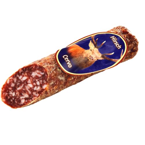 Italienische Salami - Südtiroler Hirschsalami 180g - Viktor Kofler Salami Spezialität aus Lana/Südtirol Italienische Salami - Südtiroler Hirschsalami 180g - Viktor Kofler Salami Spezialität aus Lana/Südtirol von BAVAREGOLA