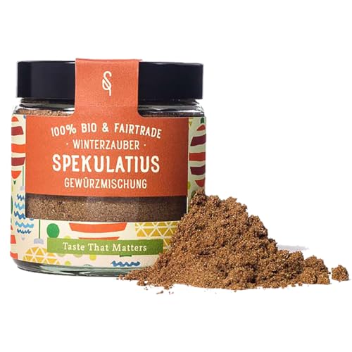 SoulSpice Bio Spekulatiusgewürz - 46g Gewürzmischung für Spekulatius Kekse ohne Zucker zum selber machen - Weihnachtsgewürz in höchster Bio Qualität von BAVAREGOLA