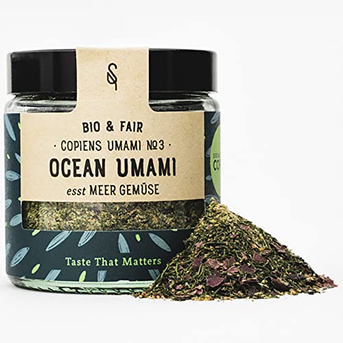 SoulSpice Bio Ocean Umami Gewürz - 50g Bio Umami Gewürzmischung für Gemüse, Salate, Suppen vegetarische und Vegane Gerichte - Der vielfältige Geschmacksbooster mit aromatischen Meer Geschmack von BAVAREGOLA