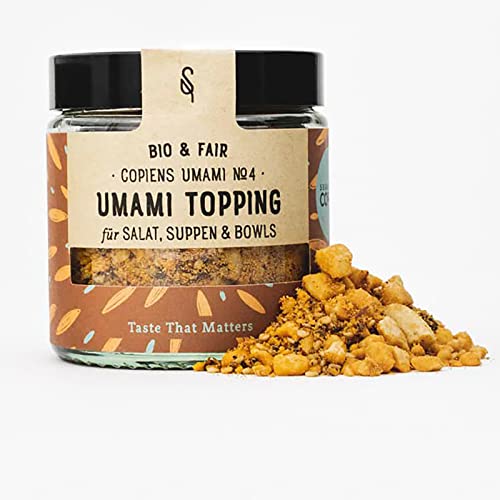 SoulSpice Bio Umami Topping Gewürz - 55g Gewürzmischungen für einzigartigen Geschmack bei Veganen Gerichten, Gemüse, Suppen, Salat, Bowles, Sandwiches - Die Geschmacksbooster zum Kochen SoulSpice Bio Umami Topping Gewürz - 55g Gewürzmischungen für einzigartigen Geschmack bei Veganen Gerichten, Gemüse, Suppen, Salat, Bowles, Sandwiches - Die Geschmacksbooster zum Kochen von BAVAREGOLA