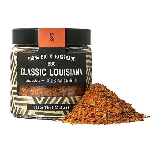 SoulSpice Classic Louisiana Bio Grillgewürz -70g - Grill Rub für authentischen Geschmack aus dem Süden - 100% Bio-Zutaten - Gewürzmischung perfekt für Fleisch, Fisch und Gemüse von BAVAREGOLA