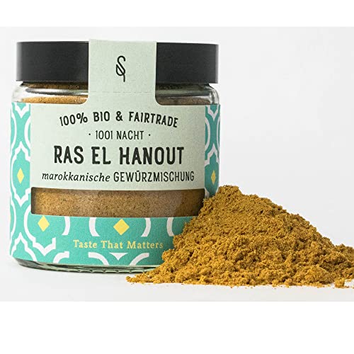 SoulSpice Ras El Hanout BIO Gewürz - marokkanische Gewürzmischung - Premium Fairtrade Gewürz für orientalischen Genuss von BAVAREGOLA
