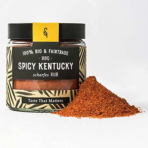 SoulSpice Spicy Kentucky - scharfes Bio Grillgewürz - BBQ Rub Gewürzmischung für einzigarten Grill Geschmack in bester Bio Qualität von BAVAREGOLA