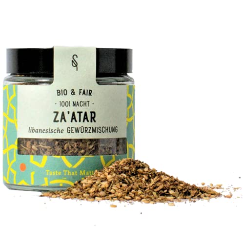 SoulSpice Za´atar BIO Gewürz 50g - Libanesische Gewürzmischung für gegrilltes oder gebratenes Fleisch, vegetarische oder vegane Gerichte - Afrikanisches Gewürz 100% Bio und natürlich SoulSpice Za´atar BIO Gewürz 50g - Libanesische Gewürzmischung für gegrilltes oder gebratenes Fleisch, vegetarische oder vegane Gerichte - Afrikanisches Gewürz 100% Bio und natürlich von BAVAREGOLA