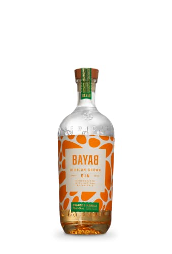 BAYAB African Grown Burnt Orange Small Batch Gin 43% Vol. 0,7l von BAYAB