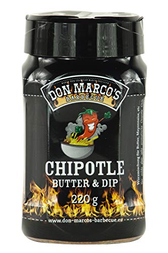 Don Marco's Barbecue Rub Chipotle Butter & Dip 220g in der Streudose, Grillgewürzmischung von DON MARCO'S BARBECUE
