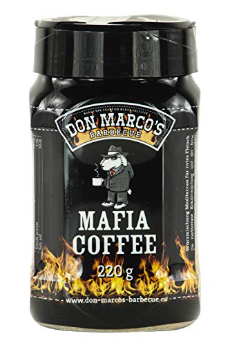 Don Marco's Barbecue Rub Mafia Coffee 220g in der Streudose, Grillgewürzmischung von DON MARCO'S BARBECUE
