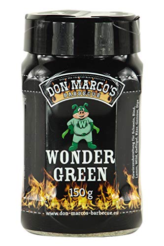 Don Marco's Barbecue Rub Wondergreen 150g in der Streudose, Grillgewürzmischung von DON MARCO'S BARBECUE