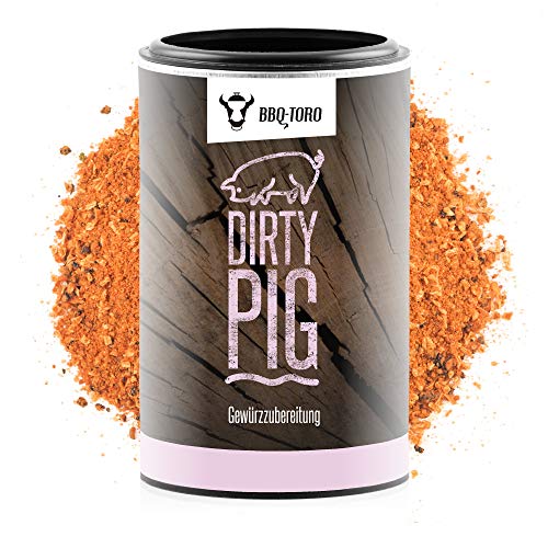 BBQ-Toro "Dirty Pig" | 120 gr. | Gewürzzubereitung | ideal für alle Schweinsgerichte wie Pulled Pork von BBQ-Toro