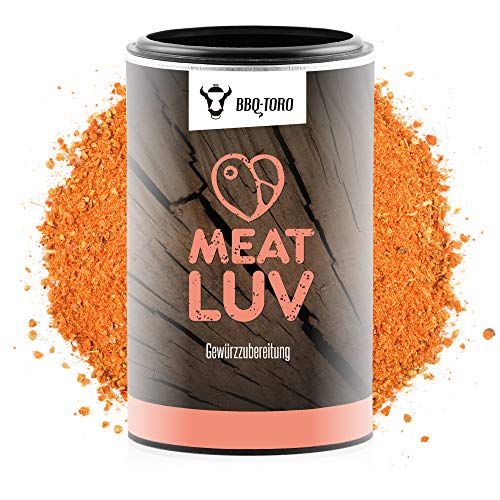 BBQ-Toro "Meat Luv" | 120 gr. | Gewürzzubereitung | BBQ Klassiker, wie Steaks, Fleischspieße und vieles mehr von BBQ-Toro