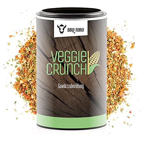 BBQ-Toro "Veggie Crunch" | 70 gr. | Gewürzzubereitung | ideal für mediterranes Ofengemüse und Grillgemüse oder Kräuterbutter von BBQ-Toro