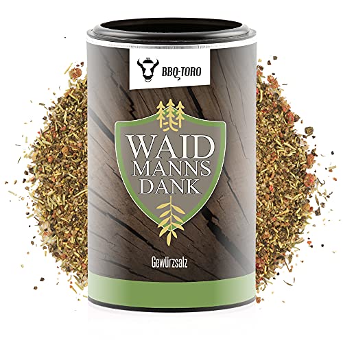 BBQ-Toro "Waidmannsdank" | 120 gr. Gewürzsalz | Als Topping für Wild und Wildgerichte mit Reh, Wildschwein oder Hirsch | Wildgewürz, Fleischgewürz, Würzmischung, Gewürzsalze, Gewürzmischungen BBQ-Toro "Waidmannsdank" | 120 gr. Gewürzsalz | Als Topping für Wild und Wildgerichte mit Reh, Wildschwein oder Hirsch | Wildgewürz, Fleischgewürz, Würzmischung, Gewürzsalze, Gewürzmischungen von BBQ-Toro