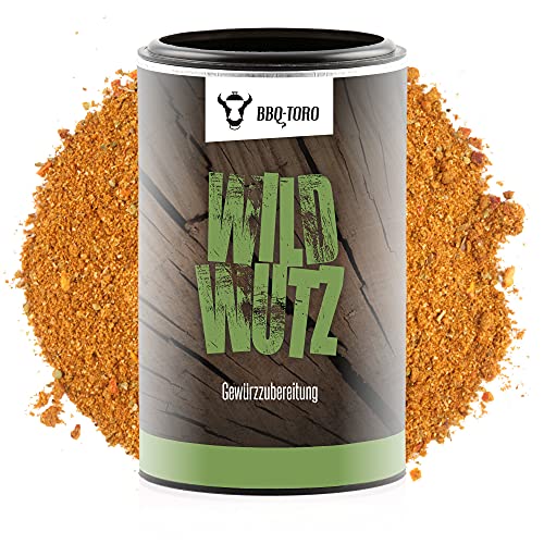 BBQ-Toro "Wildwutz" | 100 gr. Gewürzzubereitung | Für Gulasch von Schwein, Rind oder Wild | Gulaschgewürz, Gulaschgewürzmischung, Fleischgewürz, Würzmischung, Gewürzsalze, Gewürzmischungen BBQ-Toro "Wildwutz" | 100 gr. Gewürzzubereitung | Für Gulasch von Schwein, Rind oder Wild | Gulaschgewürz, Gulaschgewürzmischung, Fleischgewürz, Würzmischung, Gewürzsalze, Gewürzmischungen von BBQ-Toro