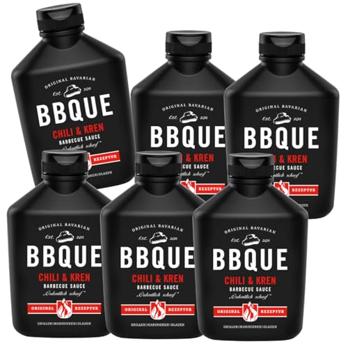 BBQUE Bayrische Barbecue Sauce "Chili & Kren" | 6er Pack von BBQUE