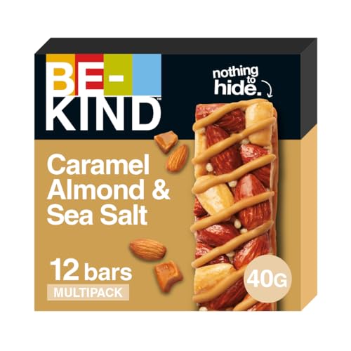 Be-Kind Caramel Almond & Sea Salt Nussriegel, 12er Pack (12 x 40 g) von BE-KIND
