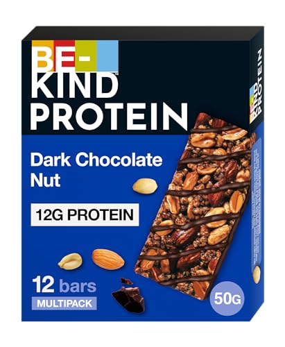 Be-Kind Müsliriegel aus dunkler Schokolade - 12 Packungen x 50 Gramm von BE-KIND