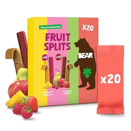 BEAR Fruit Splits Mixbox | 100% natürliche Zutaten | ohne Zuckerzusatz | Snacks für Kinder & Erwachsene | 20 Beutel x 20g | 400g BEAR Fruit Splits Mixbox | 100% natürliche Zutaten | ohne Zuckerzusatz | Snacks für Kinder & Erwachsene | 20 Beutel x 20g | 400g von BEAR