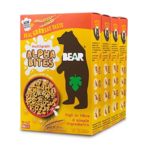 Bear Alphabites Müsli, Multigrain, 350 g, 4 Stück Bear Alphabites Müsli, Multigrain, 350 g, 4 Stück von BEAR