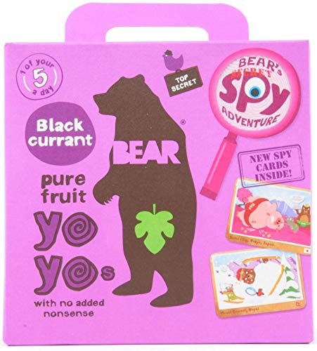 Bear Frucht-Snacks (Yoyos Schwarze Johannisbeere, 2 x 5 Stück) von BEAR