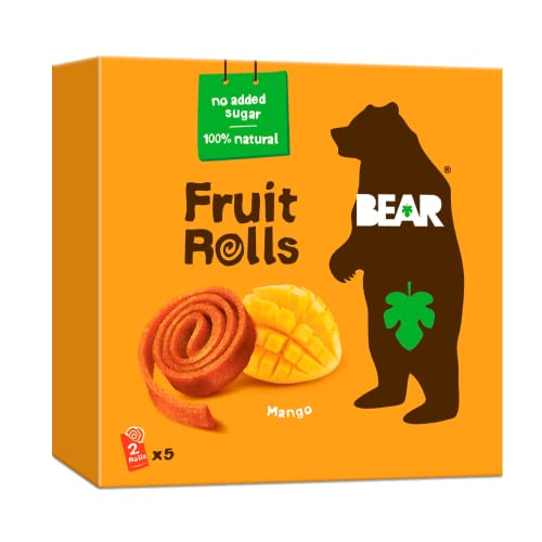 Bear Obst-Snacks (Yoyos Mango, 2 x 5 Stück) von BEAR