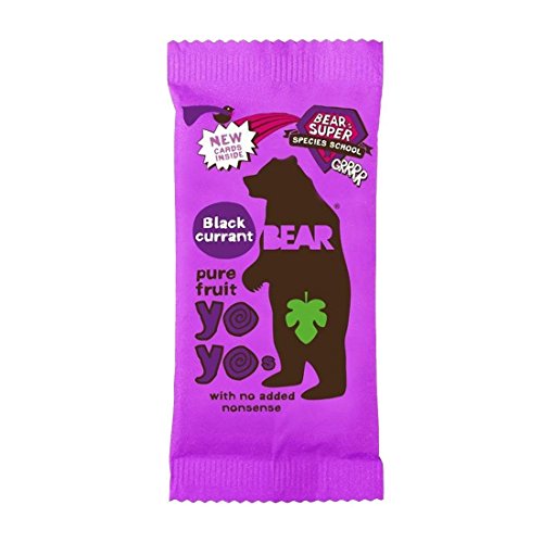 Bear Yoyo Pure Fruit Rolls Schwarze Johannisbeere 20 g (18 Stück) von BEAR