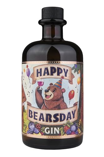 Happy Bearsday Gin | mit fruchtigen Botanicals aus Beeren | schönes Gin Geschenk zum Geburtstag & besondere Anlässe | 500ml 40% Vol. Happy Bearsday Gin | mit fruchtigen Botanicals aus Beeren | schönes Gin Geschenk zum Geburtstag & besondere Anlässe | 500ml 40% Vol. von BEARY